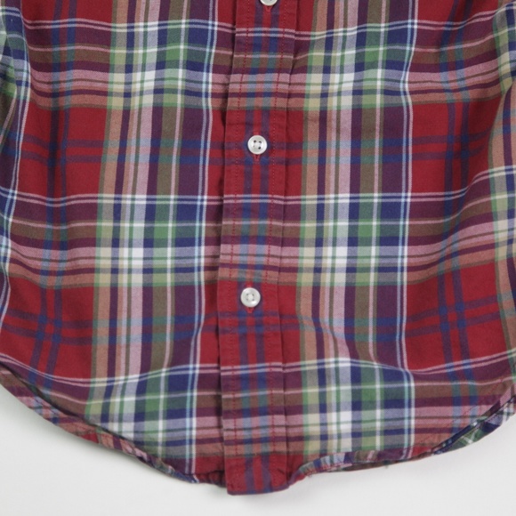 Polo Ralph Lauren Plaid Collared Boy's Dress Shirt - Picture 4 of 6